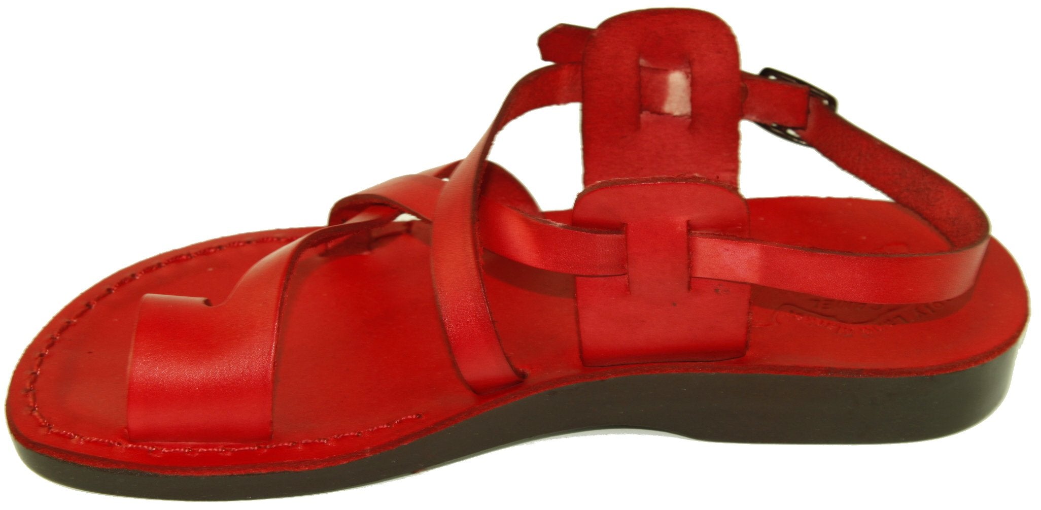 Holy Land Market Unisex Leather Biblical Sandals (Jesus - Yashua) Jesus - Colored Blue、mySite、elrpsem3k