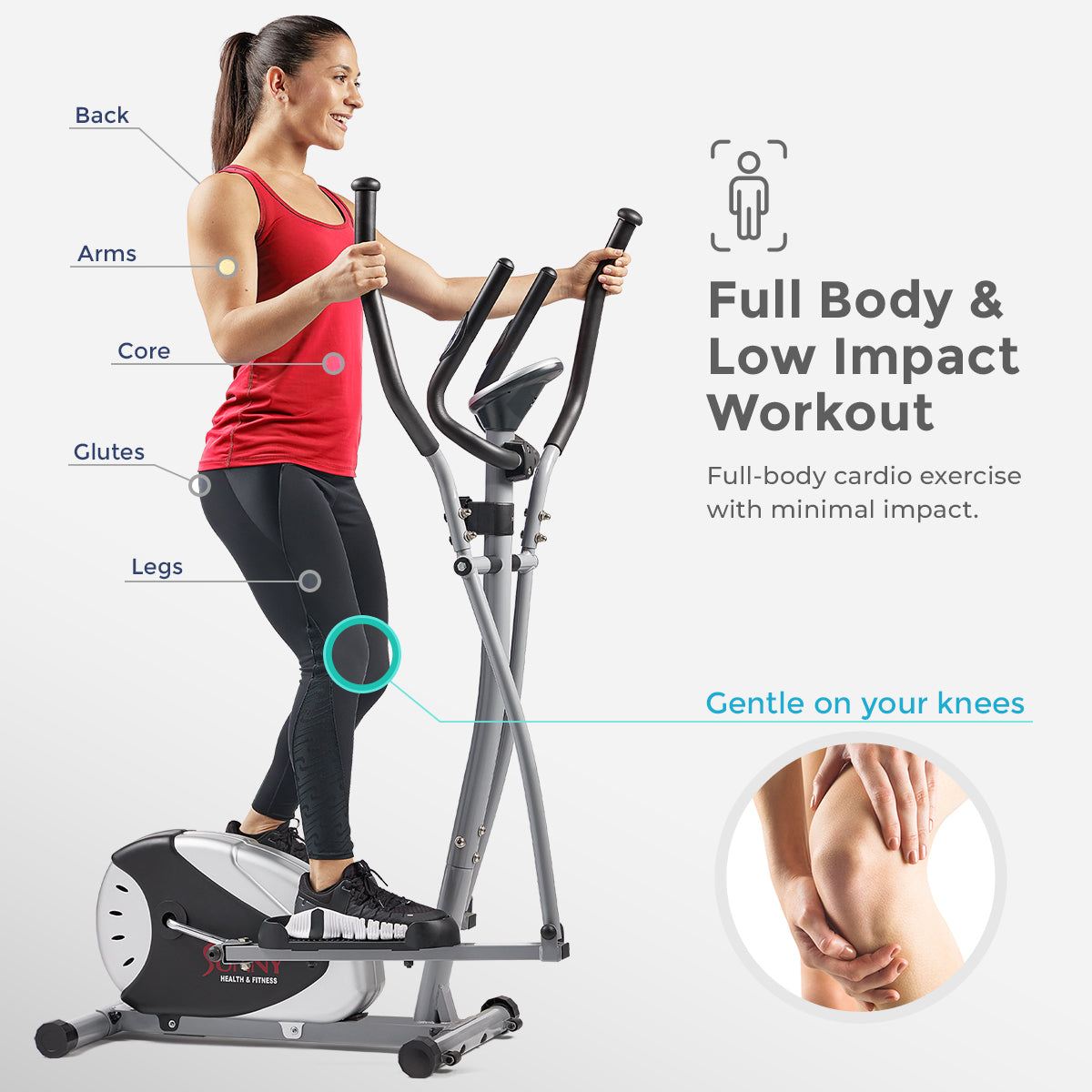  Elliptical Bike Magnetic Resistance Elliptical Machine Cross Trainer、mySite、ghnorth