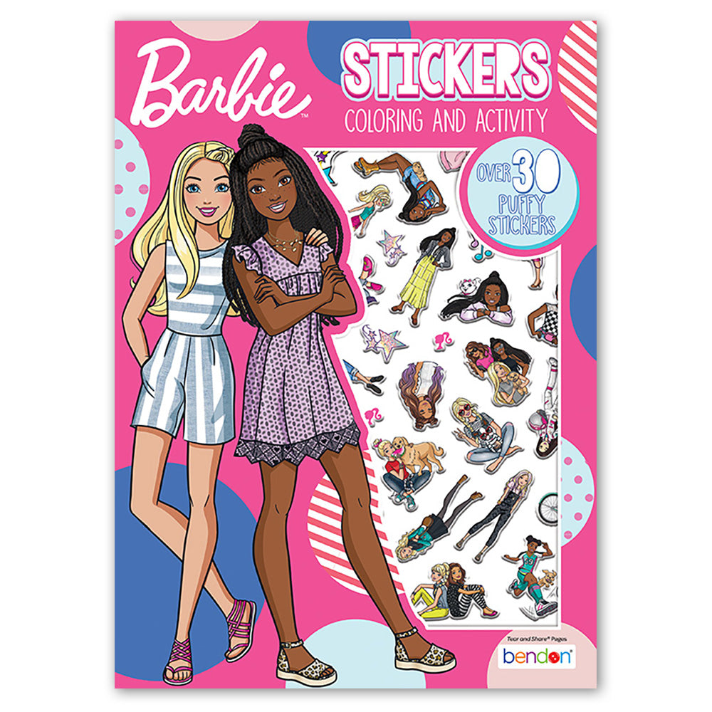  Barbie Coloring & Activity Book With Puffy Stickers、mySite、ghnorth