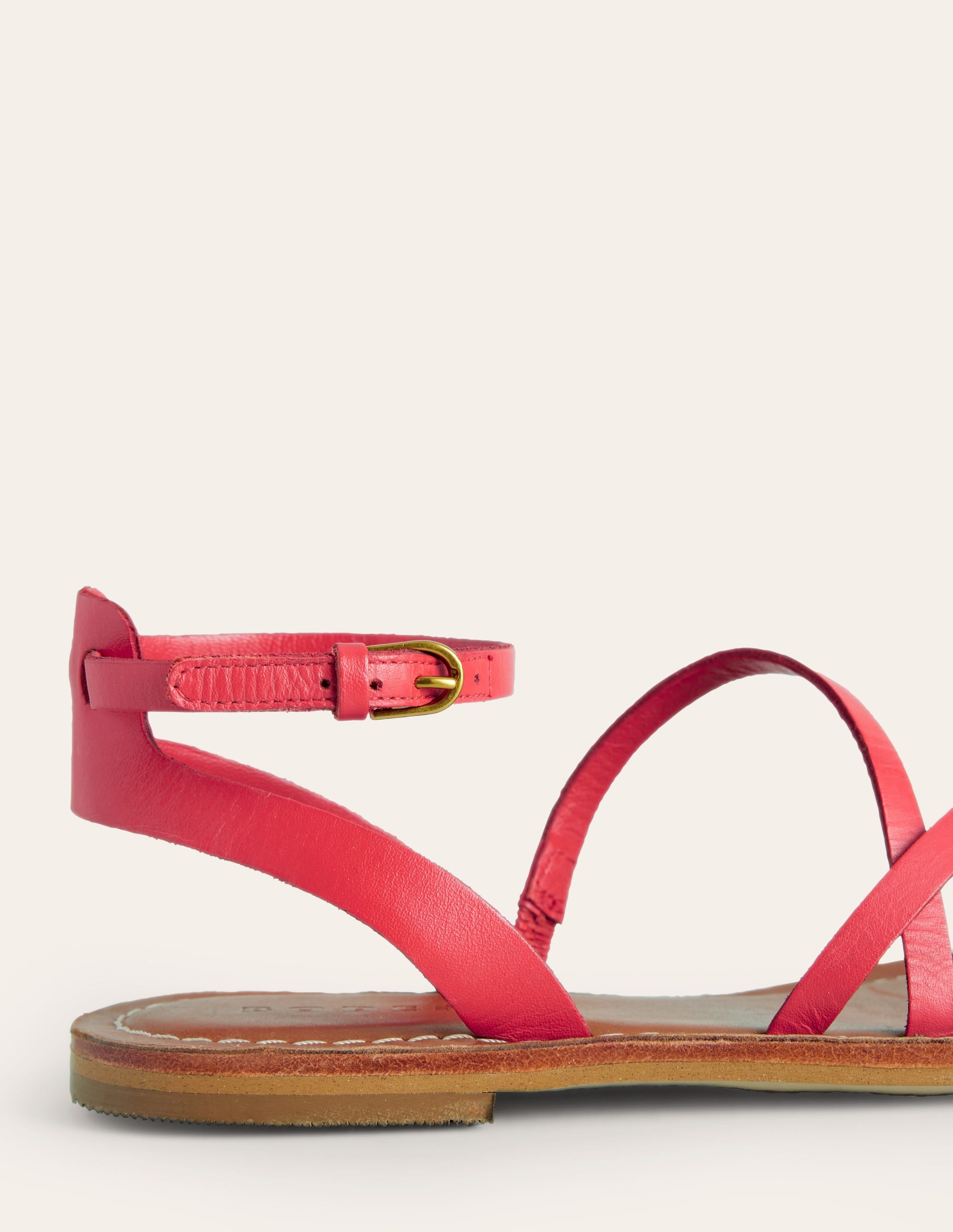  Everyday Flat Sandals-Post Box Red、mySite、ashleygrahame