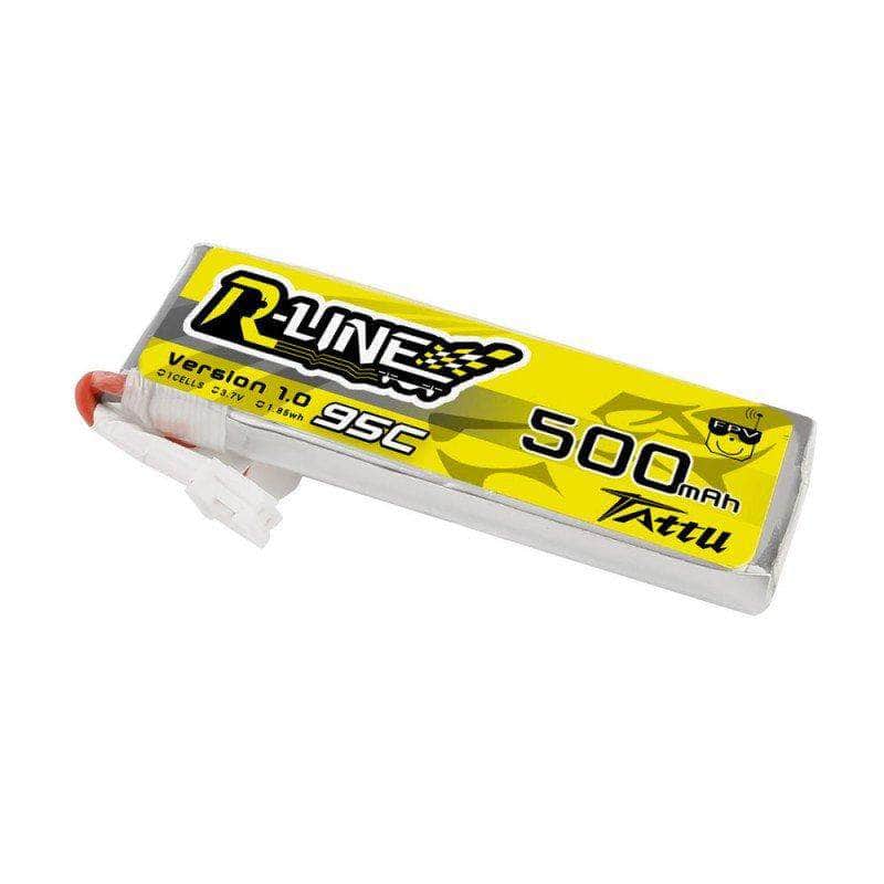 Tattu R-Line 3.7V 1S 500mAh 95C LiPo Whoop/Micro Battery - PH2.0、mySite、merchandisen