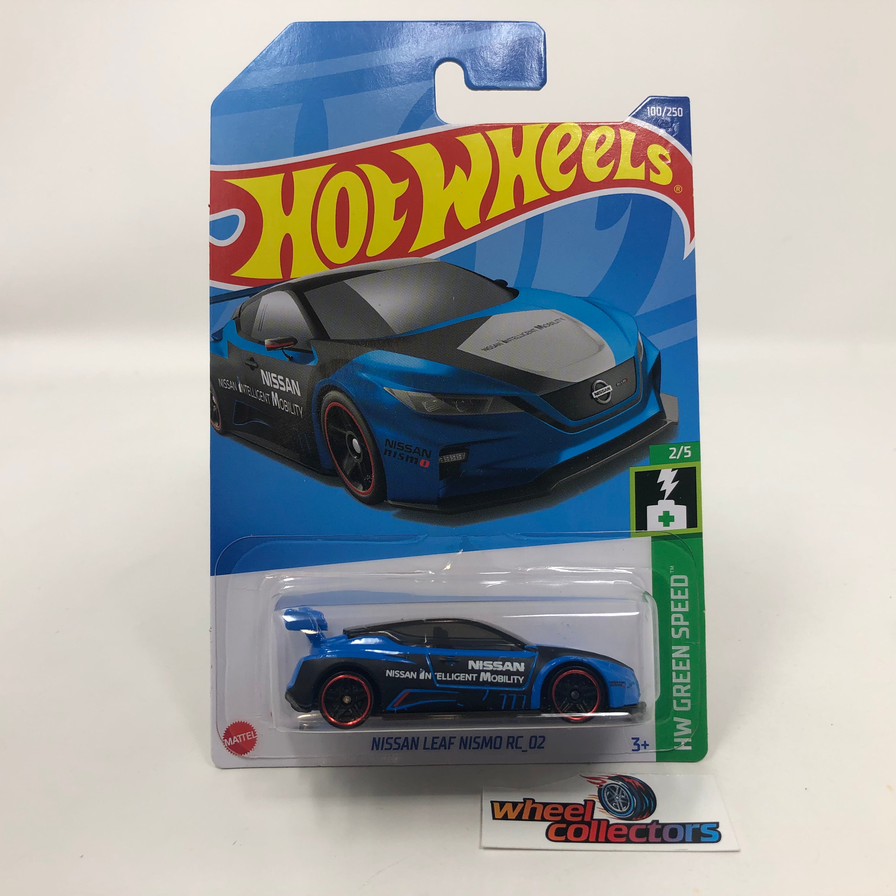 Nissan Leaf Nismo RC_02 #100 * Blue * 2022 Hot Wheels Case L、mySite、hgirdovlk