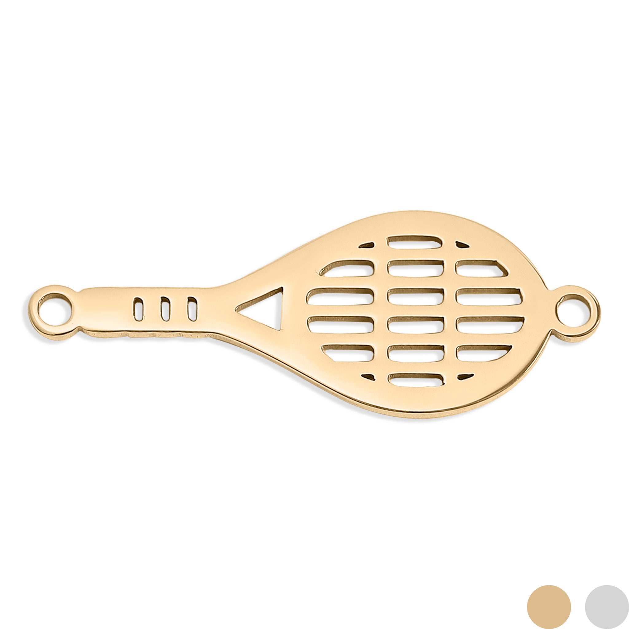 18K Gold PVD Stainless Steel Tennis Connector Charm / PDL0163、mySite、dreamappss