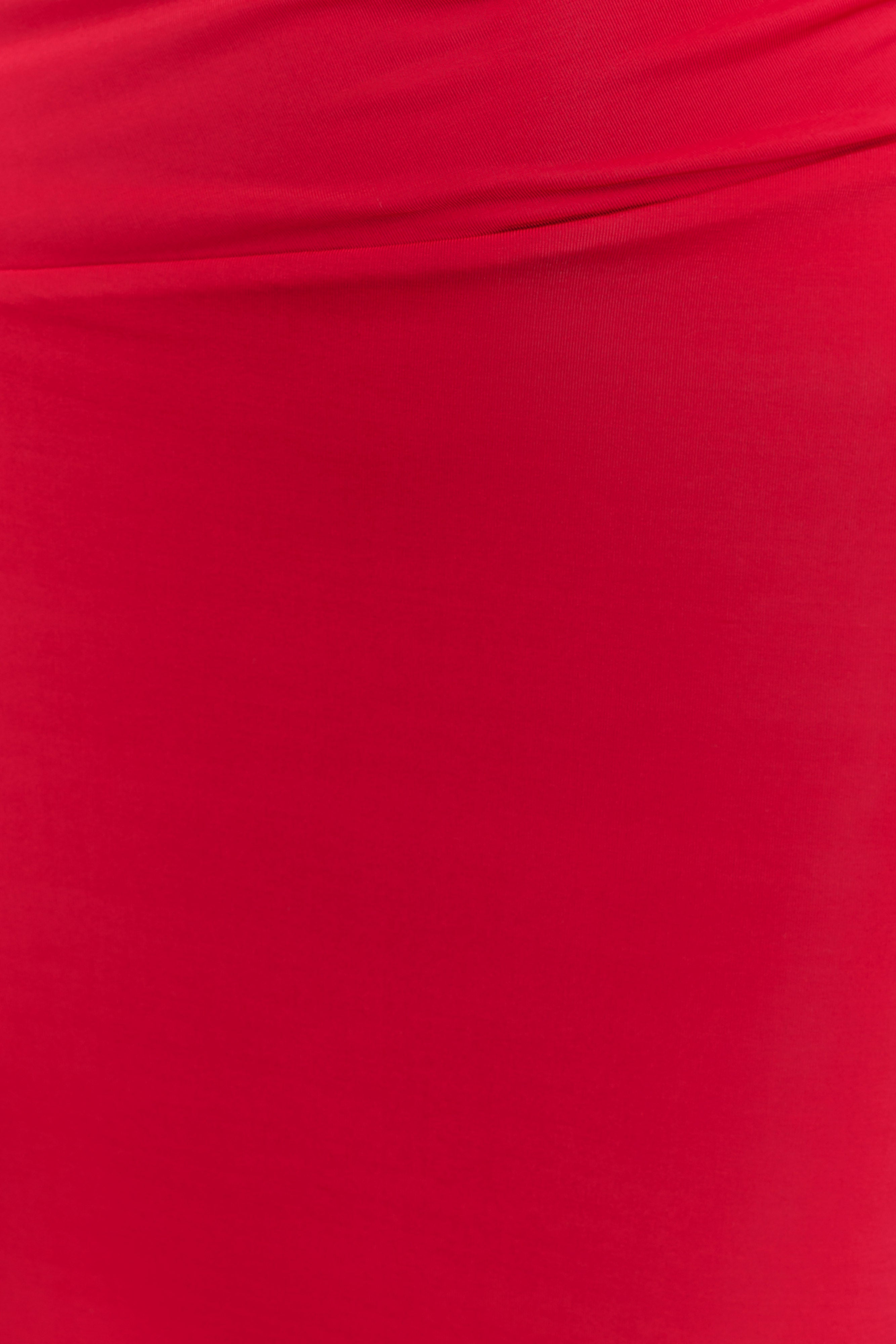 Therese Off Shoulder Ruched Maxi Dress - Red、mySite、solidvoid