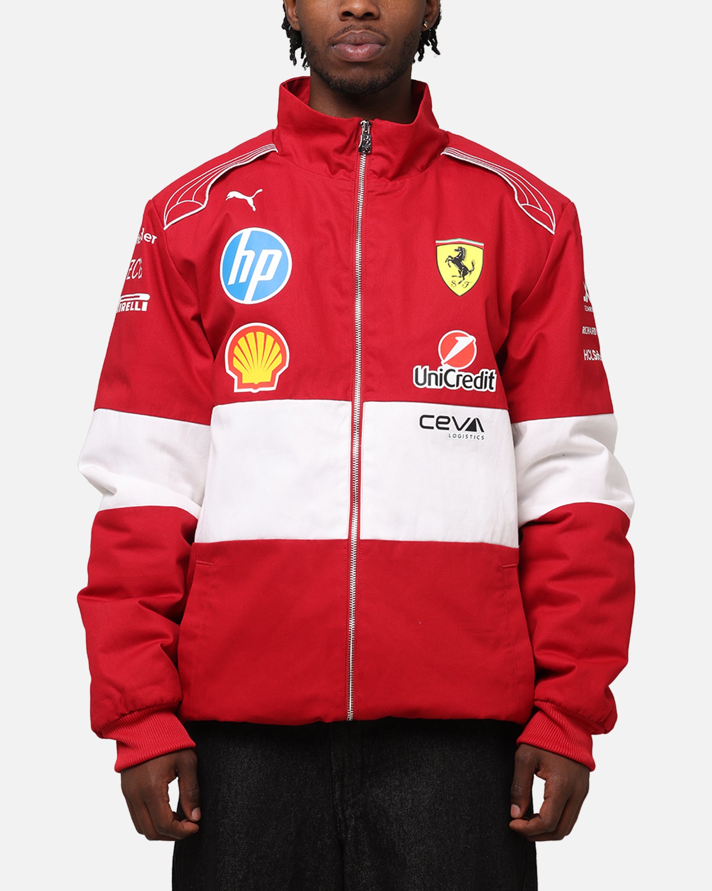 Puma X Scuderia Ferrari Team Vintage Racing Jacket Cherry、mySite、zt4zffjzw