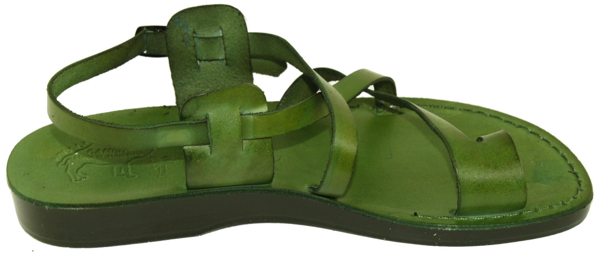  Holy Land Market Unisex Leather Biblical Sandals (Jesus - Yashua) Jesus - Colored Blue、mySite、elrpsem3k