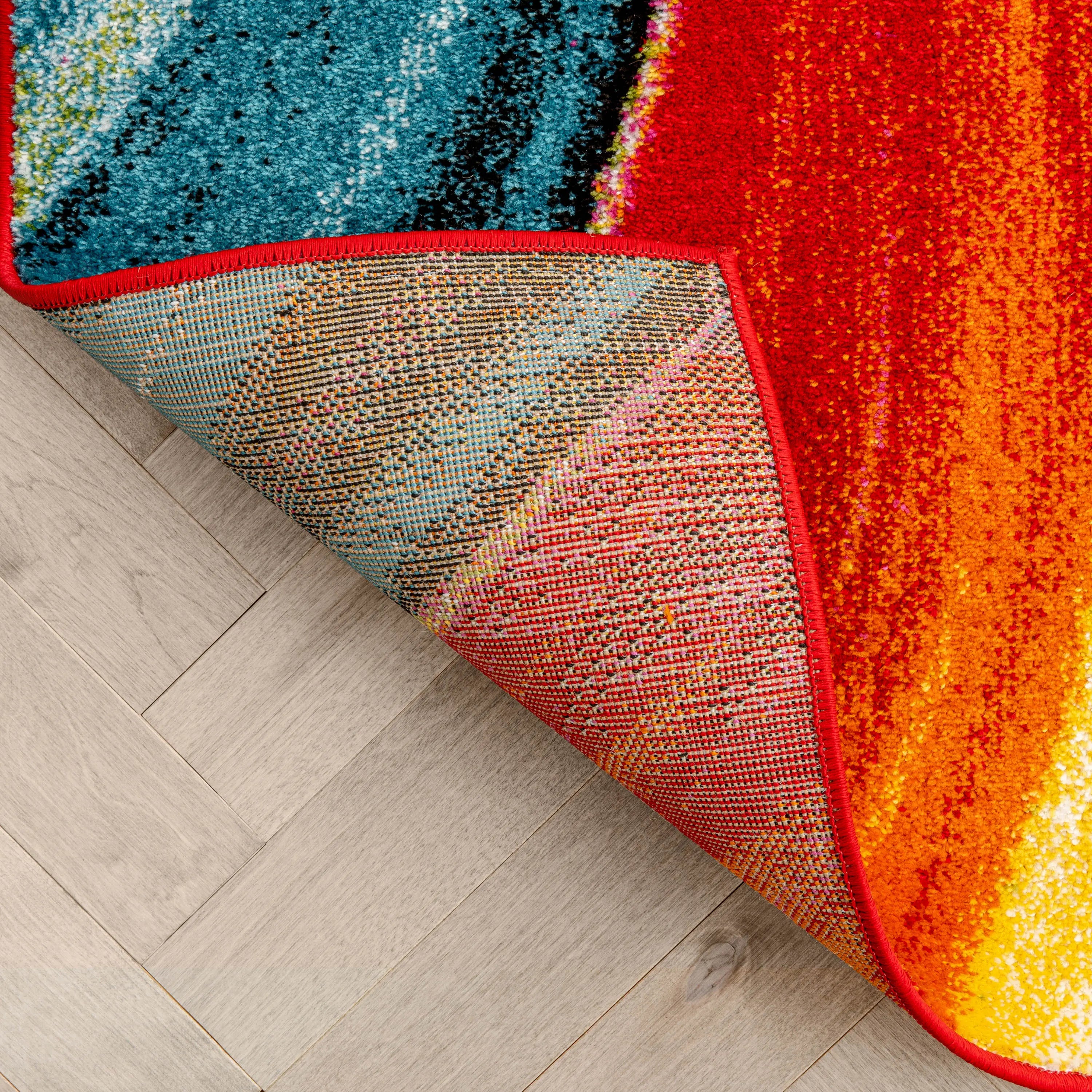 Pleasure Multi Modern Bright Rug、mySite、gigharbornorthrealestate