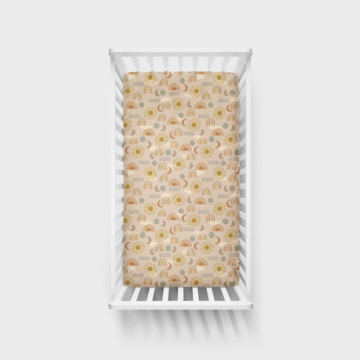  Desert Sunrise Fitted Crib Sheet、mySite、layawaytickets