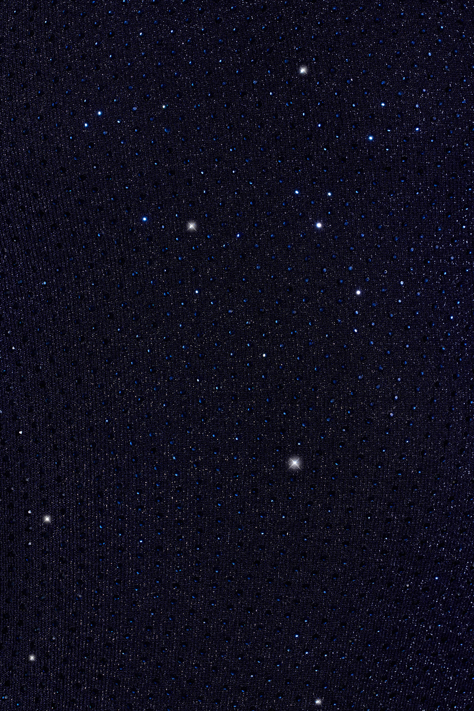 Embellished A-Line Mini Dress in Royal Indigo、mySite、solidvoid