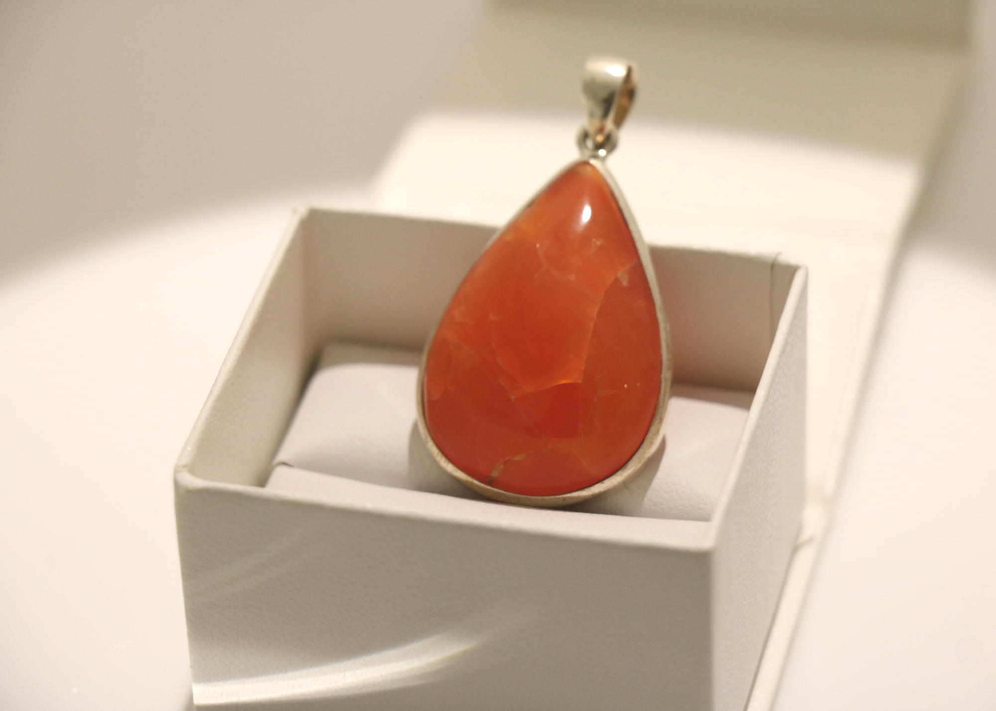 Carnelian Pendant (Sterling Silver)、mySite、topwebapps