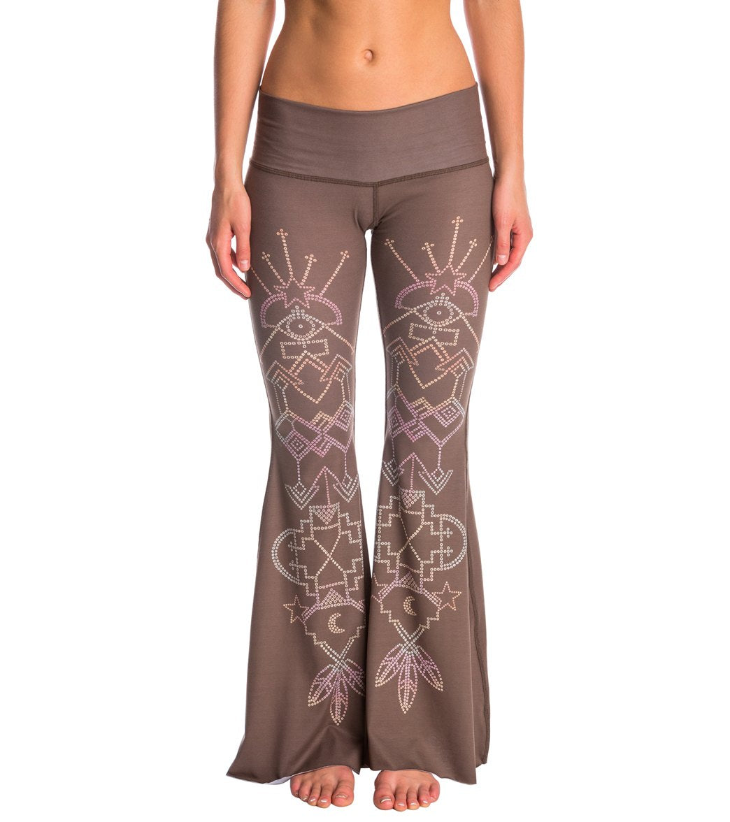 Teeki Seven Crowns Bell Bottom Yoga Pants、mySite、noshort
