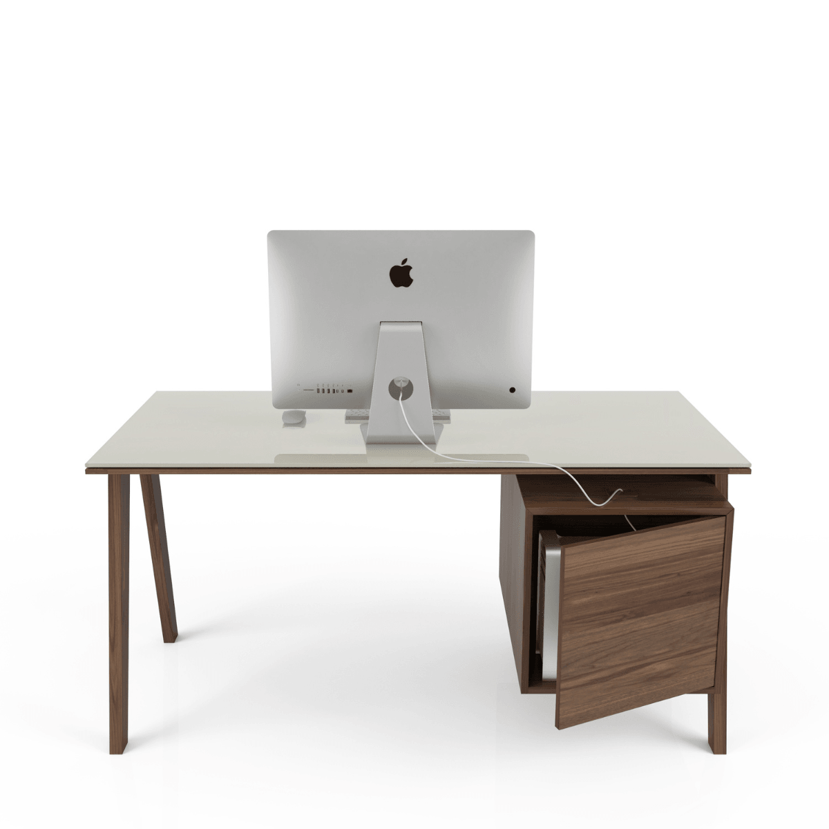 Howard Walnut Glass Top Desk、mySite、neckold