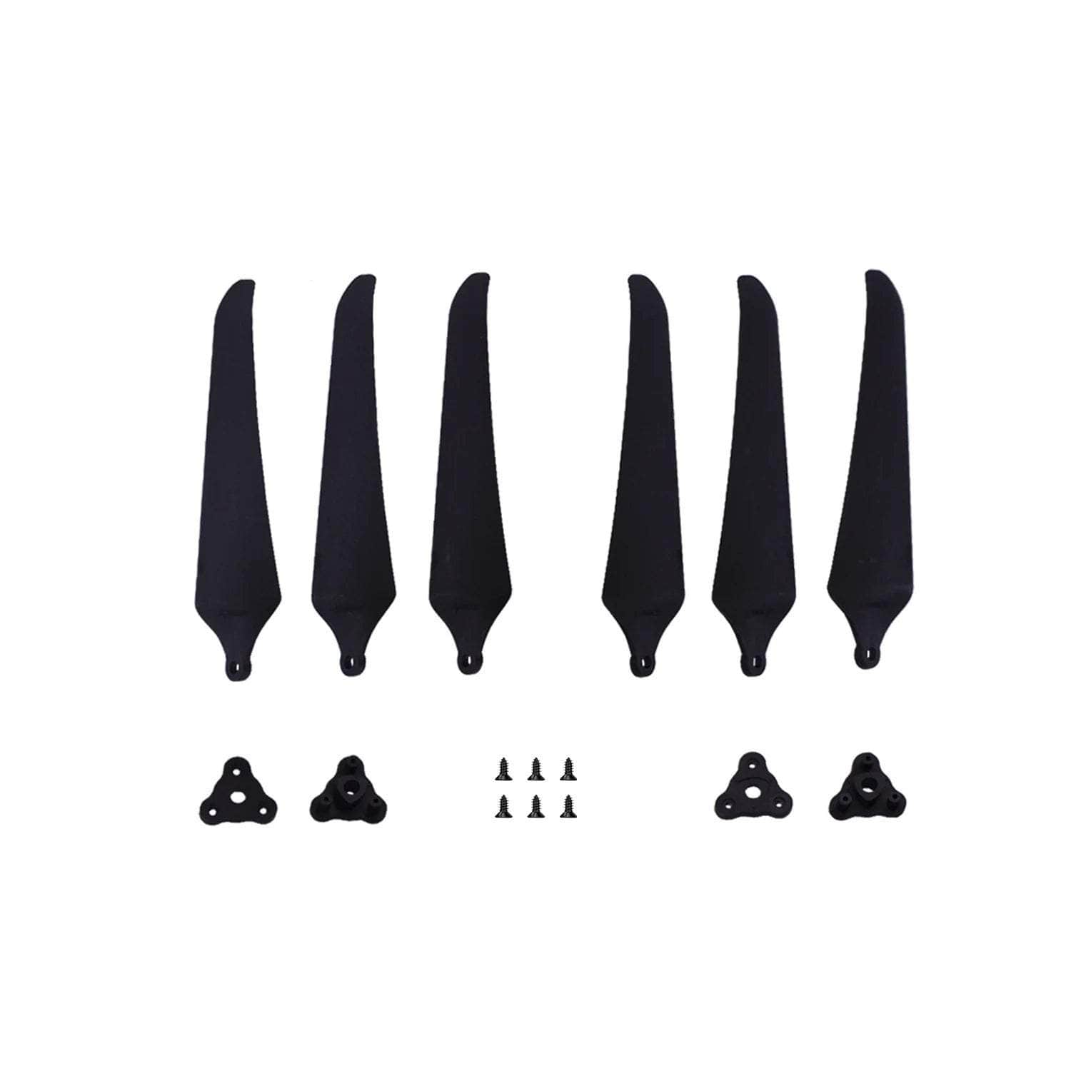  Gemfan F1051 Folding 3-Blade Propeller (Set of 2) - Black、mySite、merchandisen