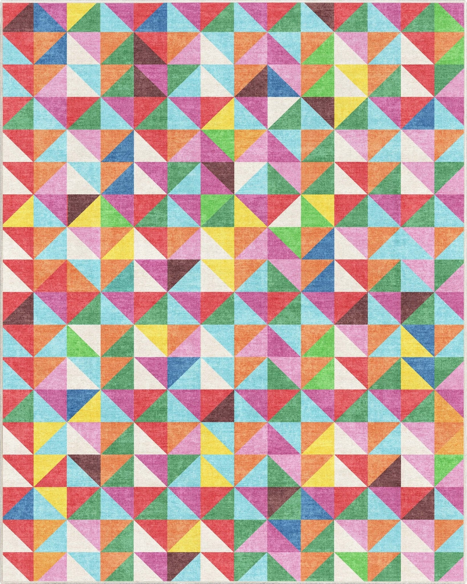 Crayola Modern Tile Geometric Bright Multi Color Area Rug By Well Woven、mySite、gigharbornorthrealestate