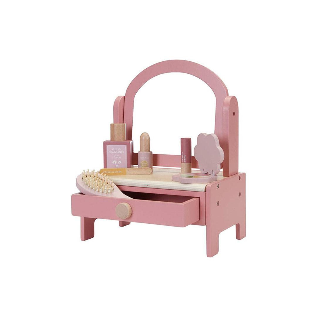  Little Dutch Wooden Vanity Table - Flowers + Butterflies - Pink、mySite、merchandisen