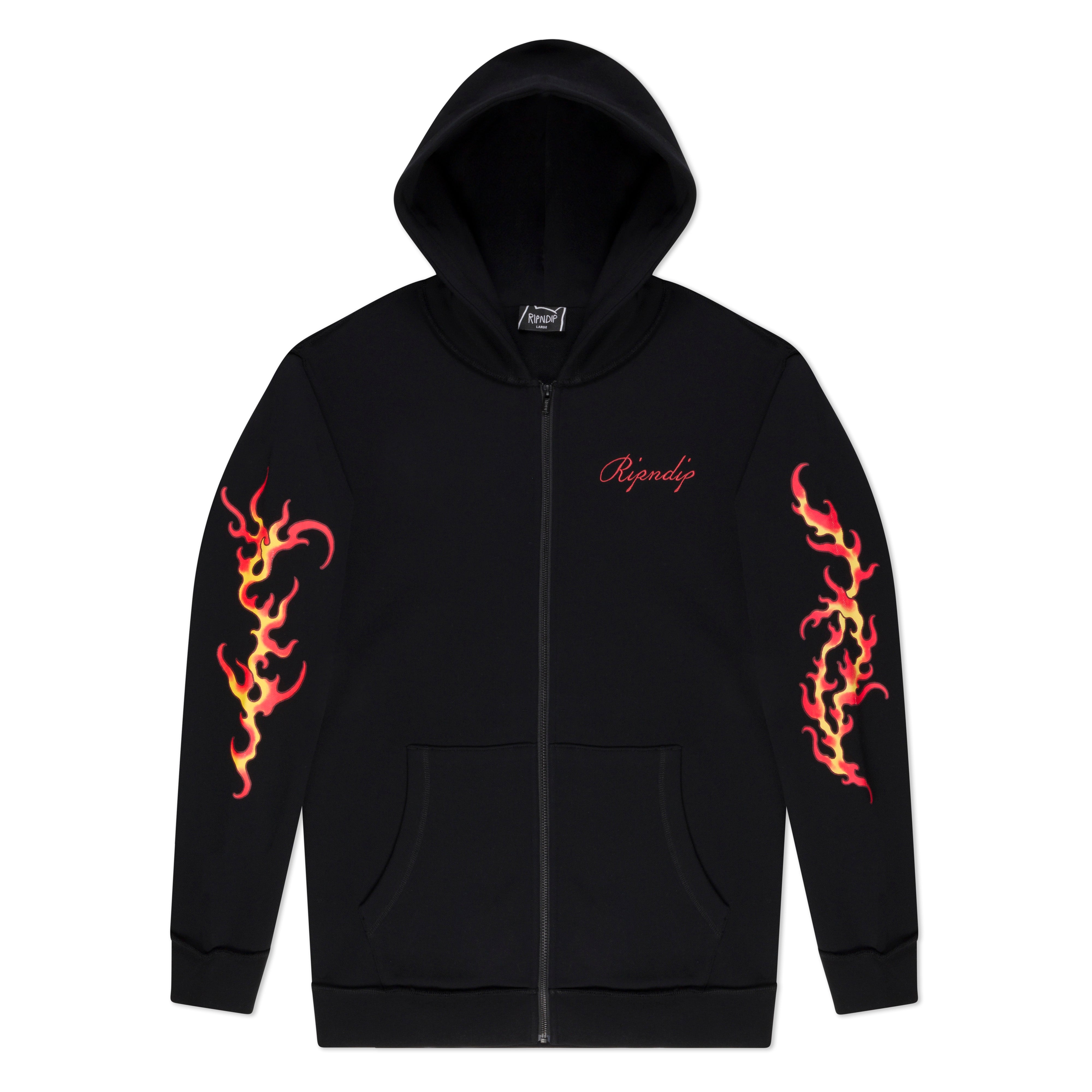  InkEd Zip-Up Hoodie (Black)、mySite、merchandisen