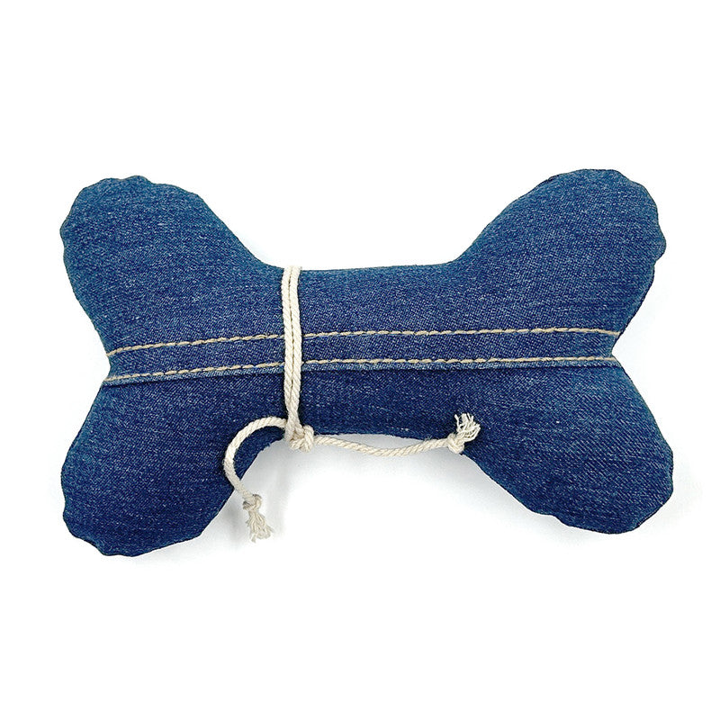 Denim Dasher Bone Toy For Dogs | Blue、mySite、camillekostekn