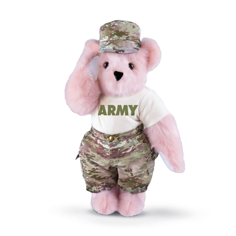 15 In. Honorable Hugs Camouflage Bear、mySite、g9winljtr