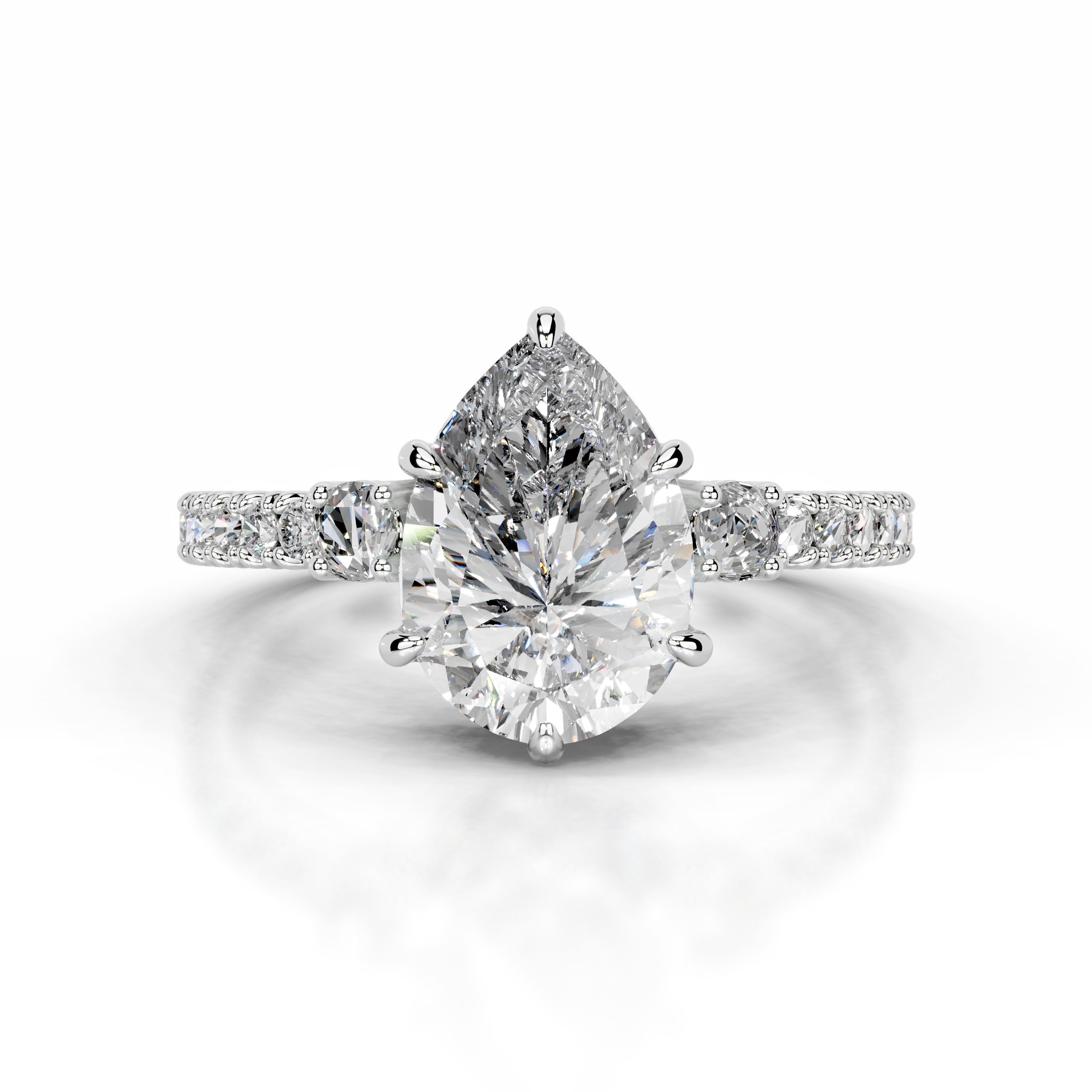 Leandra Diamond Engagement Ring - Platinum、mySite、hinf8tx79