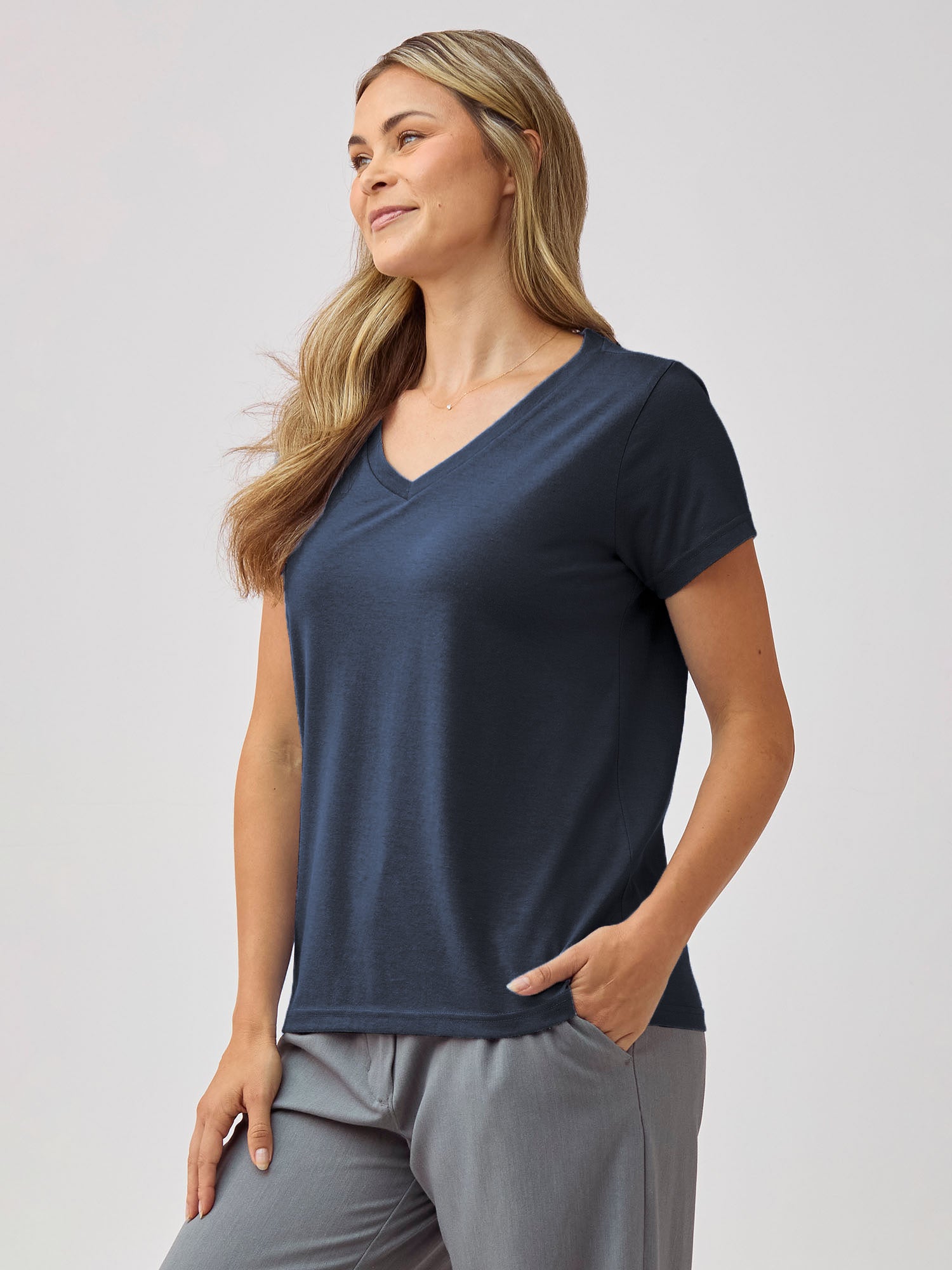  Women's Odyssey Blue V-Neck、mySite、ghnorth