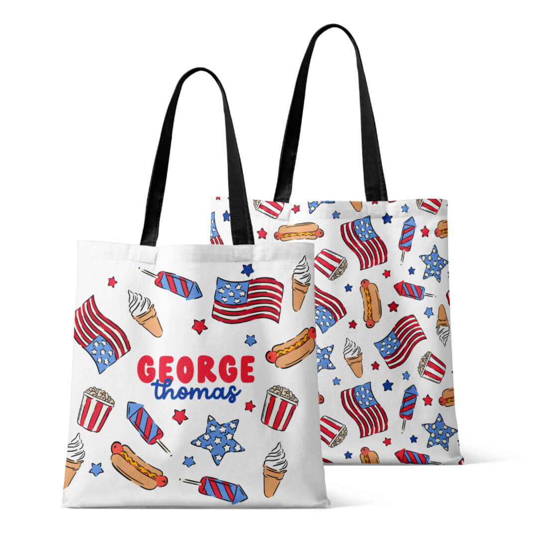  Personalized Tote Bags | Party in the USA Fireworks、mySite、layawaytickets