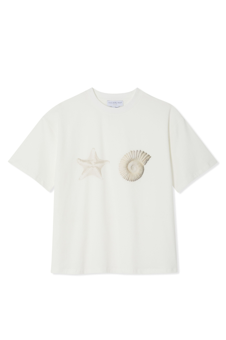 Shell Print Boob T Shirt、mySite、solidvoid