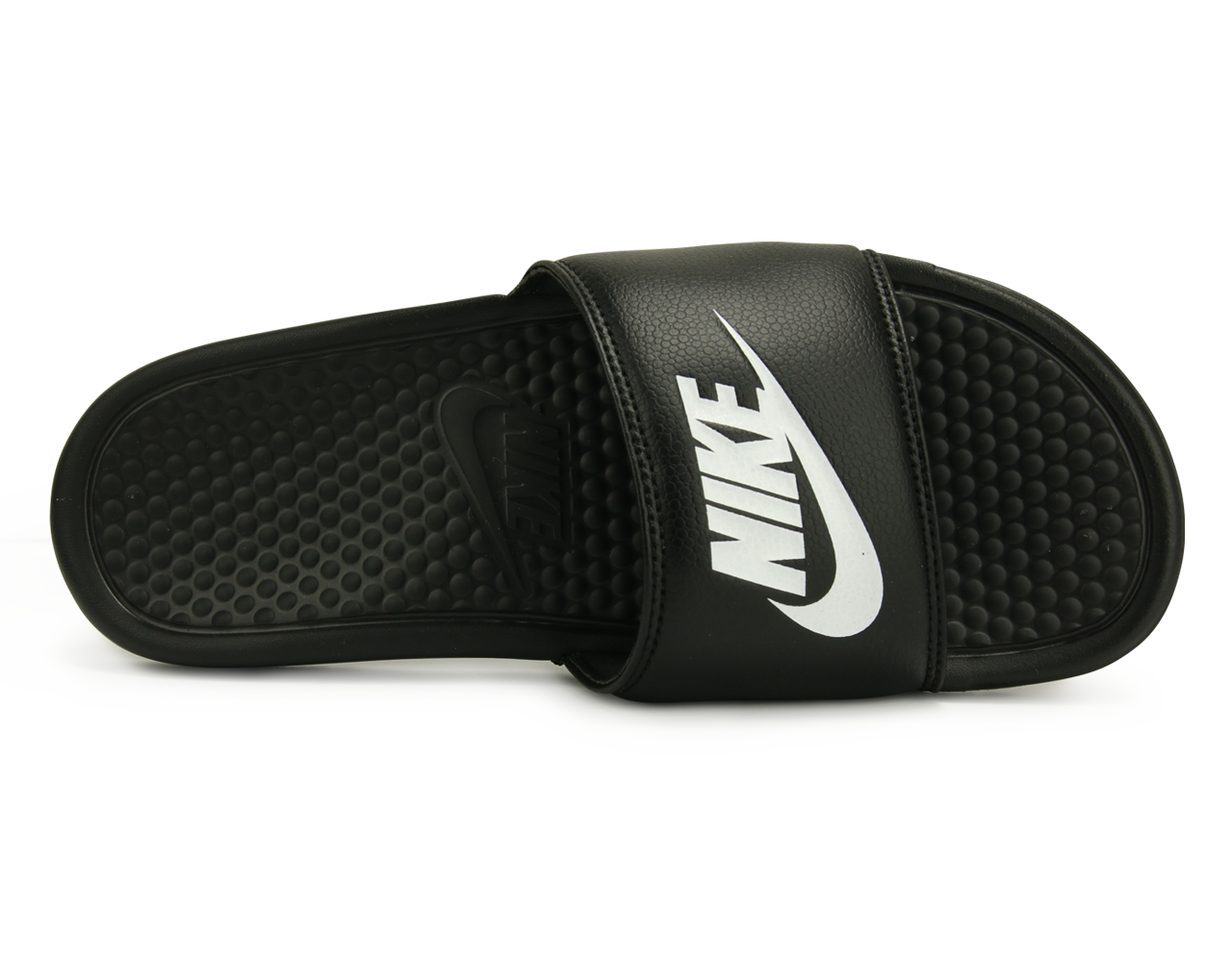 Nike Men's Benassi JDI Sandal Black/White、mySite、noshort