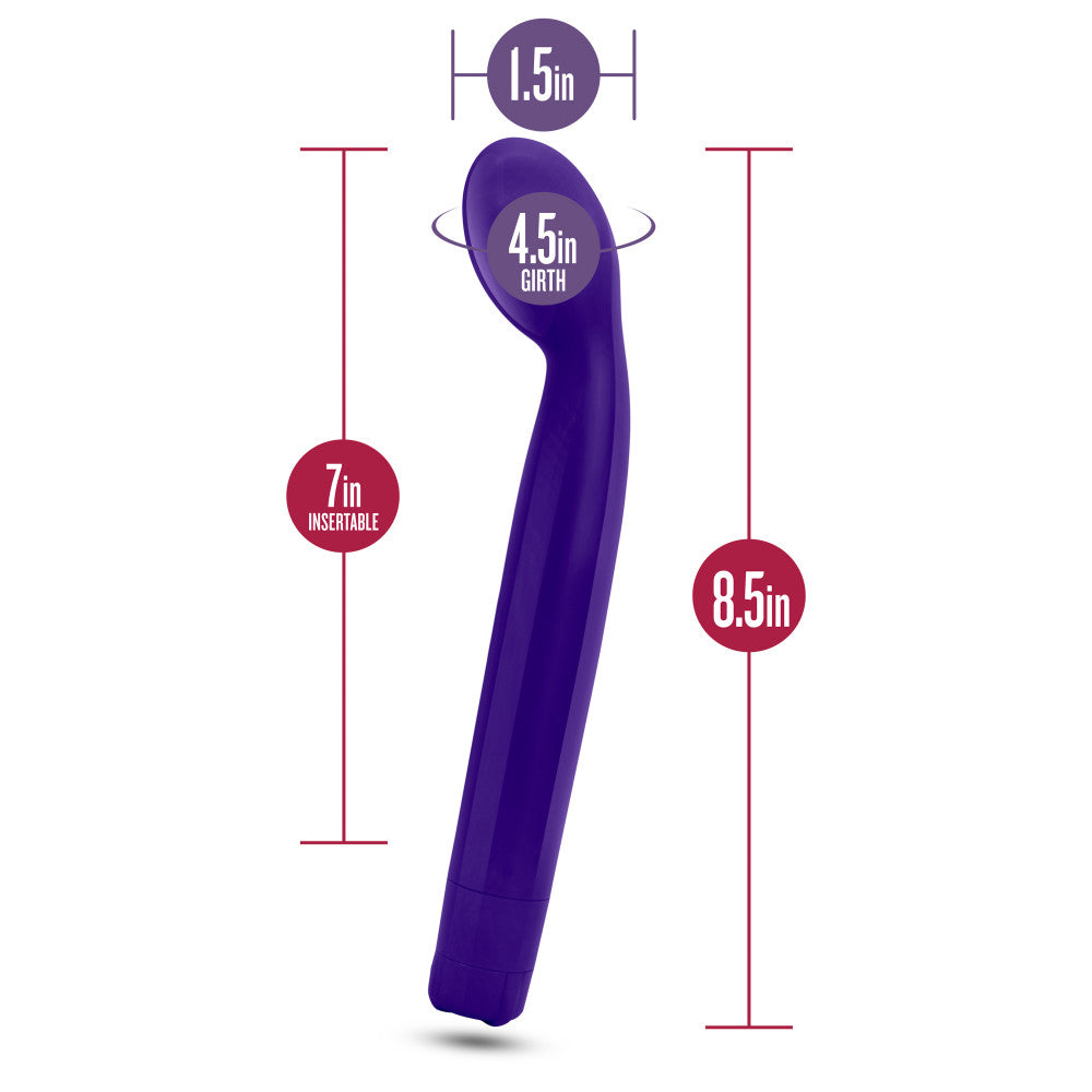 Sexy Things By Blush® | G Slim G-Spot Purple 8.5-Inch Vibrator、mySite、bottomscart