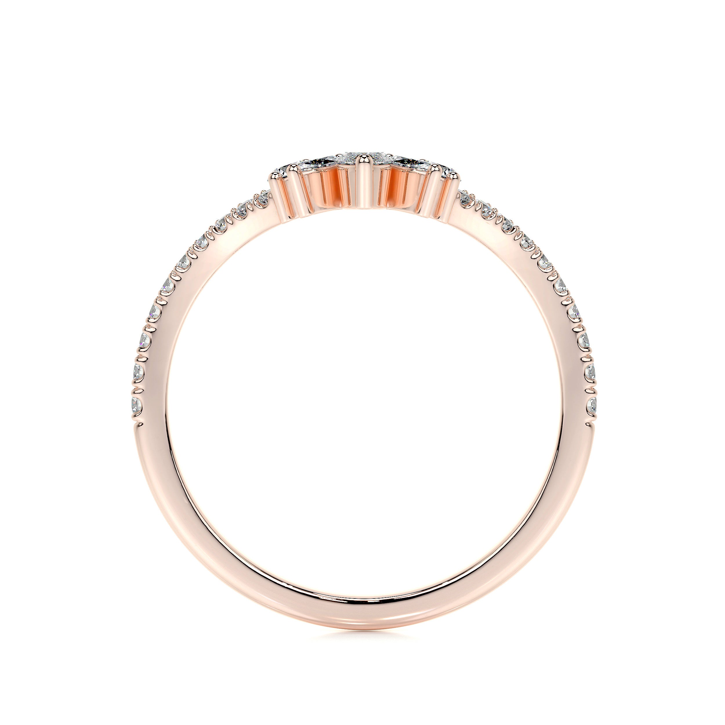 Lauren Lab Grown Diamond Wedding Ring (0.30 Carat) -14K Rose Gold、mySite、hinf8tx79