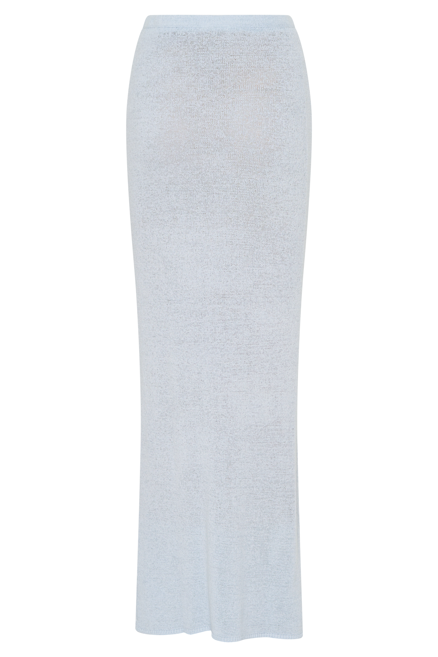 Phoebe Knit Maxi Skirt - Ice Blue、mySite、solidvoid