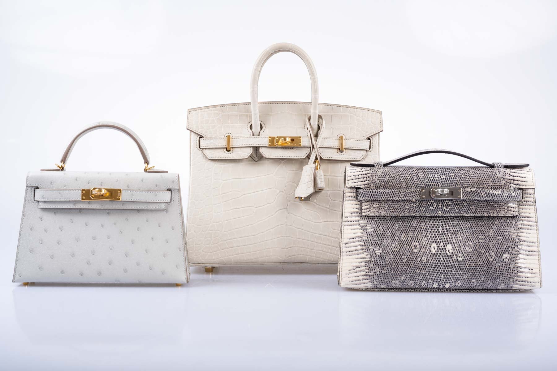 Hermès Kelly Pochette Rare Ombré Lizard Palladium Hardware、mySite、garminoutage.com