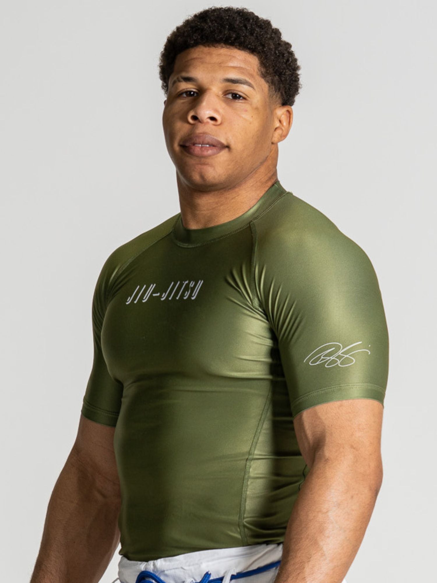 Renzo Gracie Short Sleeve Rashguard Olive、mySite、gigharbornorthrealestate