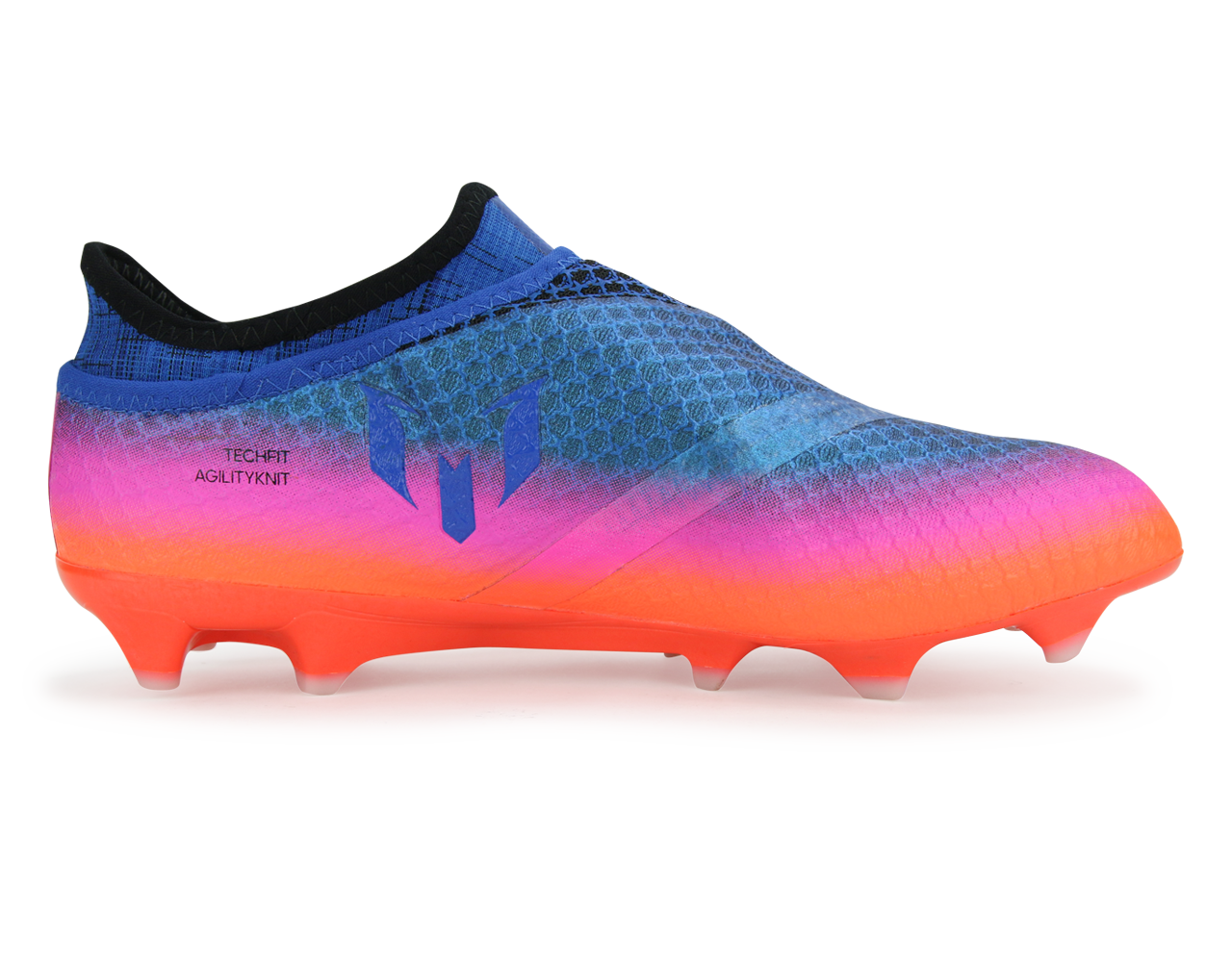 adidas Men's Messi 16+ Pureagility FG Blue/White/Solar Orange、mySite、noshort