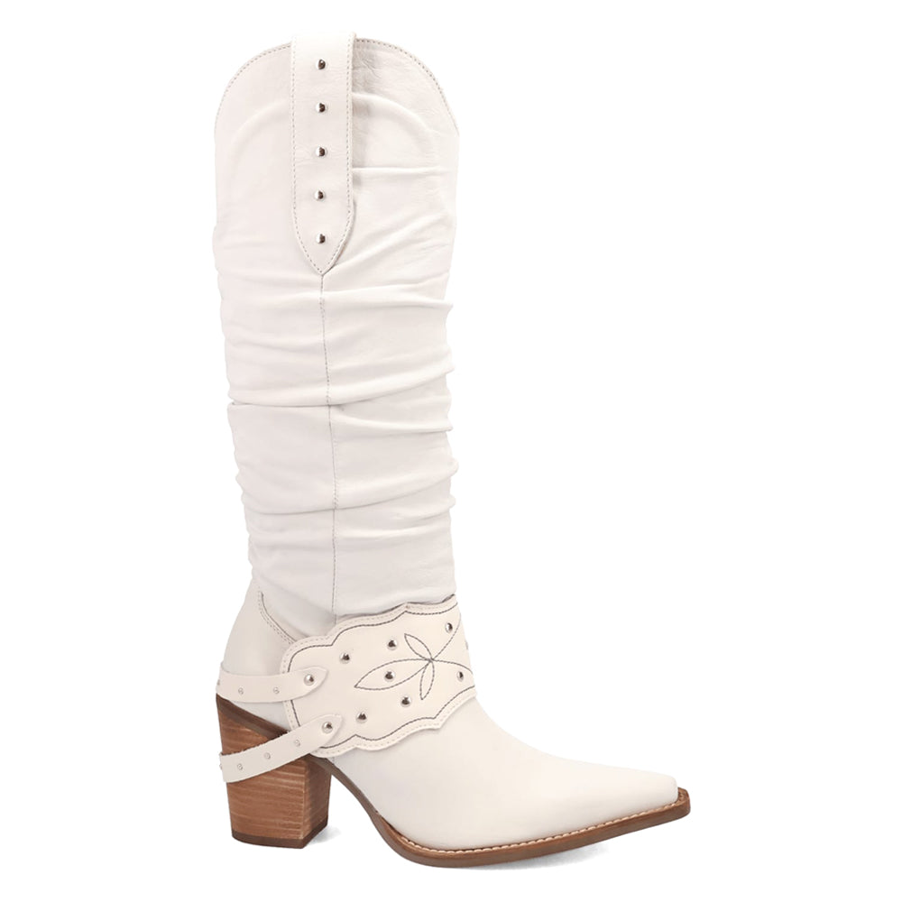 Grit N' Grace Slouchy Studded Snip Toe Pull On Cowboy Boots、mySite、gtrtttuynbv