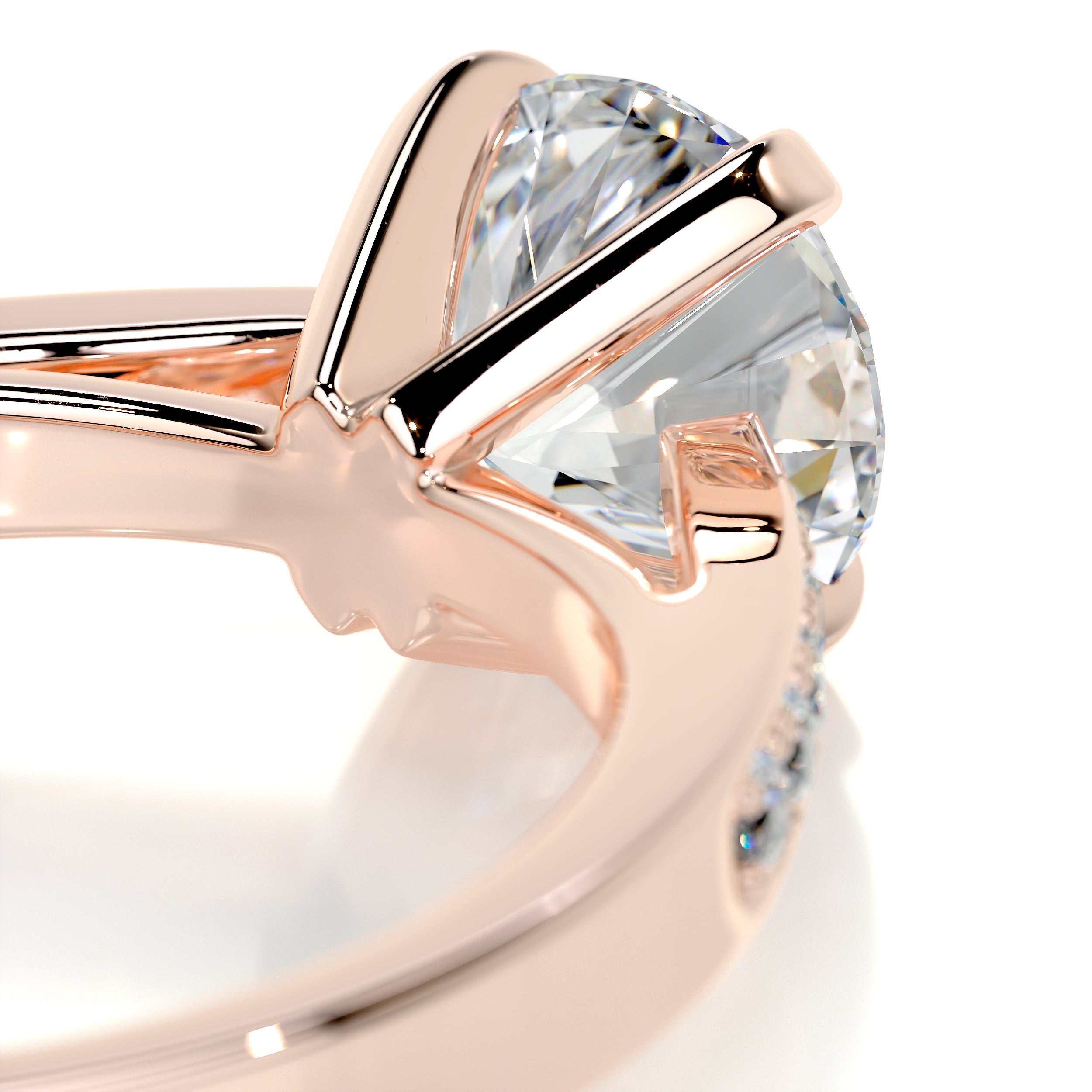 Margaret Diamond Engagement Ring -14K Rose Gold、mySite、hinf8tx79