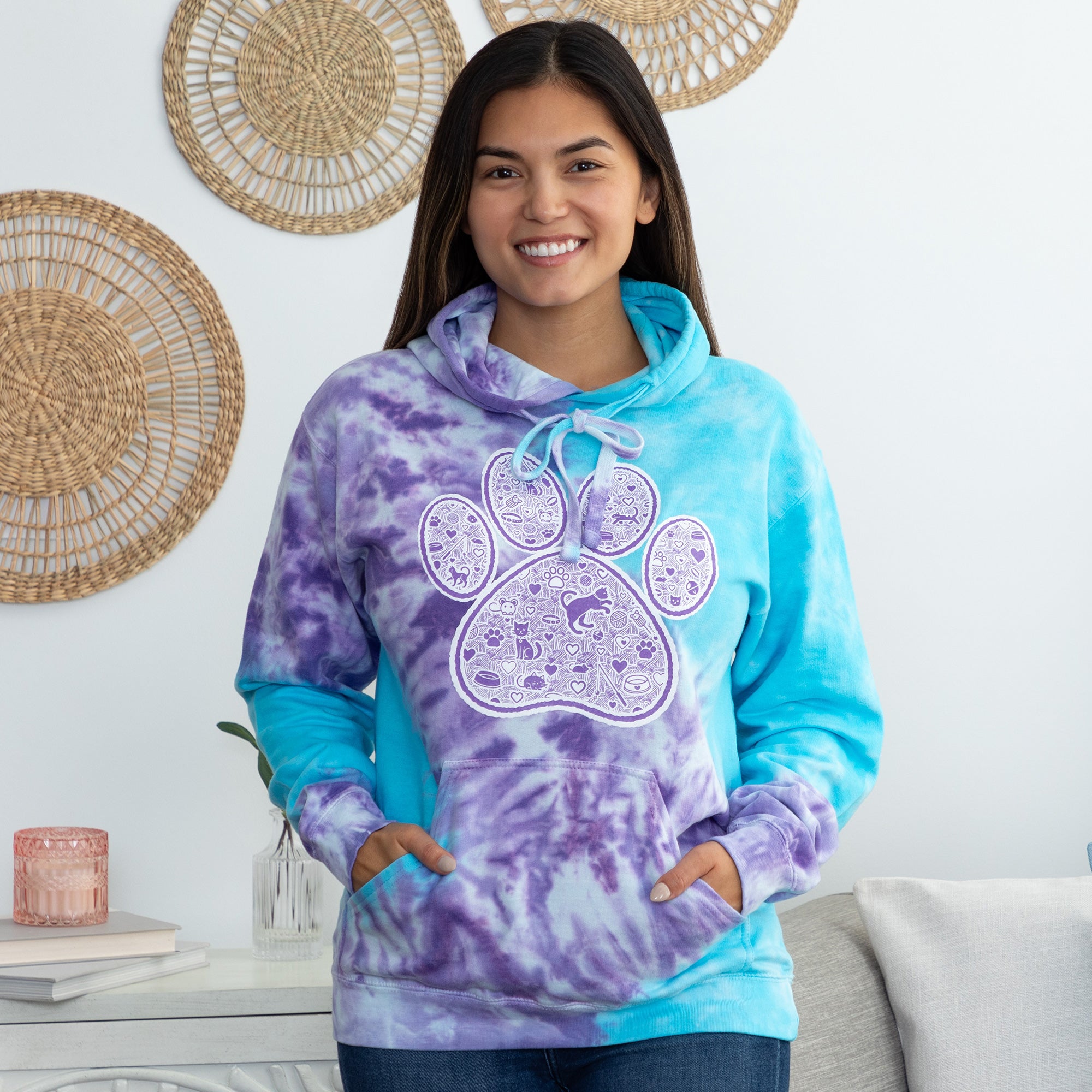 Tie-Dye Pet Hoodie、mySite、camillekostekn