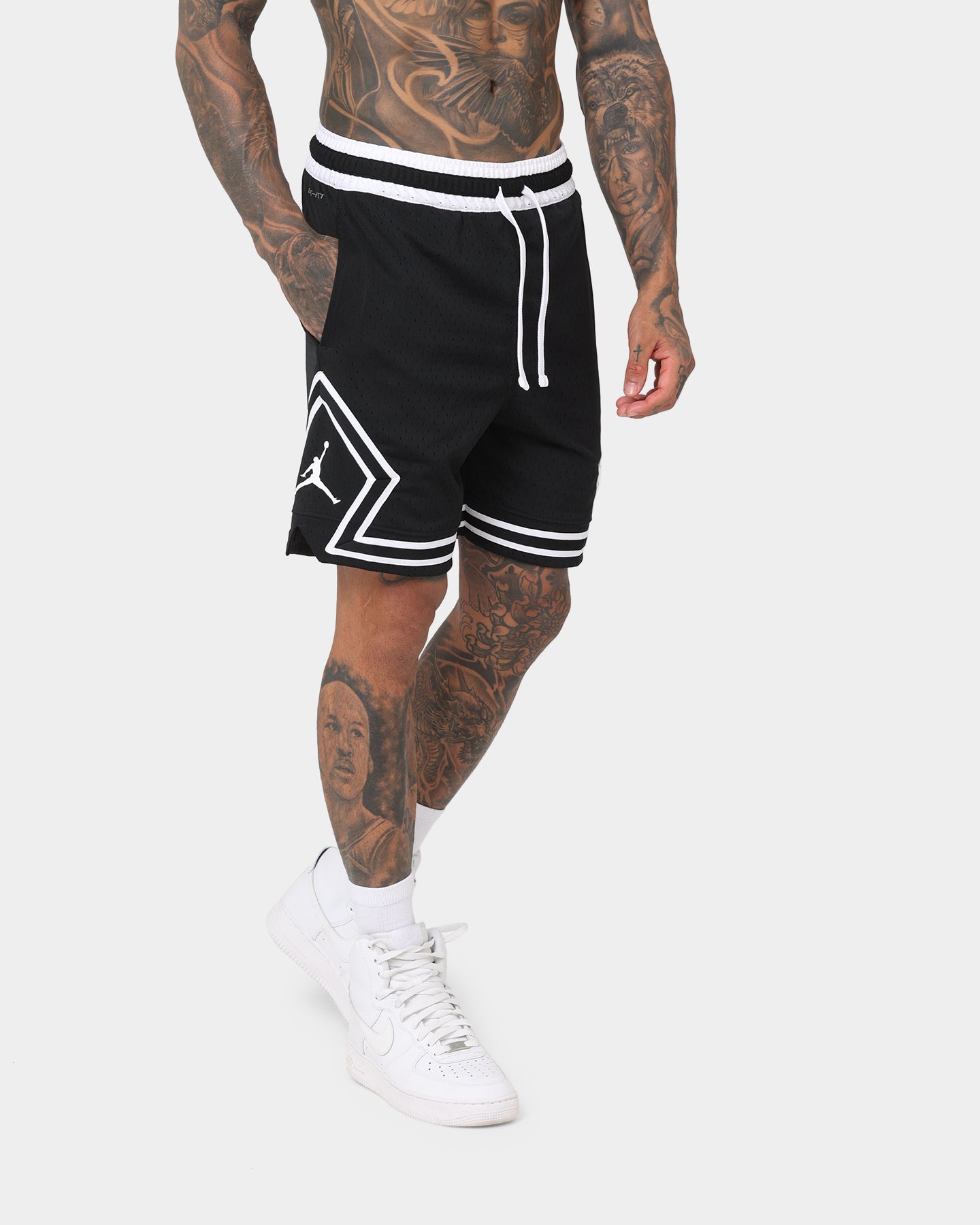 Jordan Dri-FIT Sport Diamond Shorts Black/White、mySite、zt4zffjzw