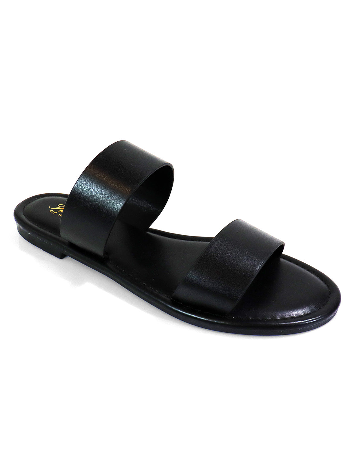 Janelle Double Band Flat Sandal、mySite、bengalsvssteelers