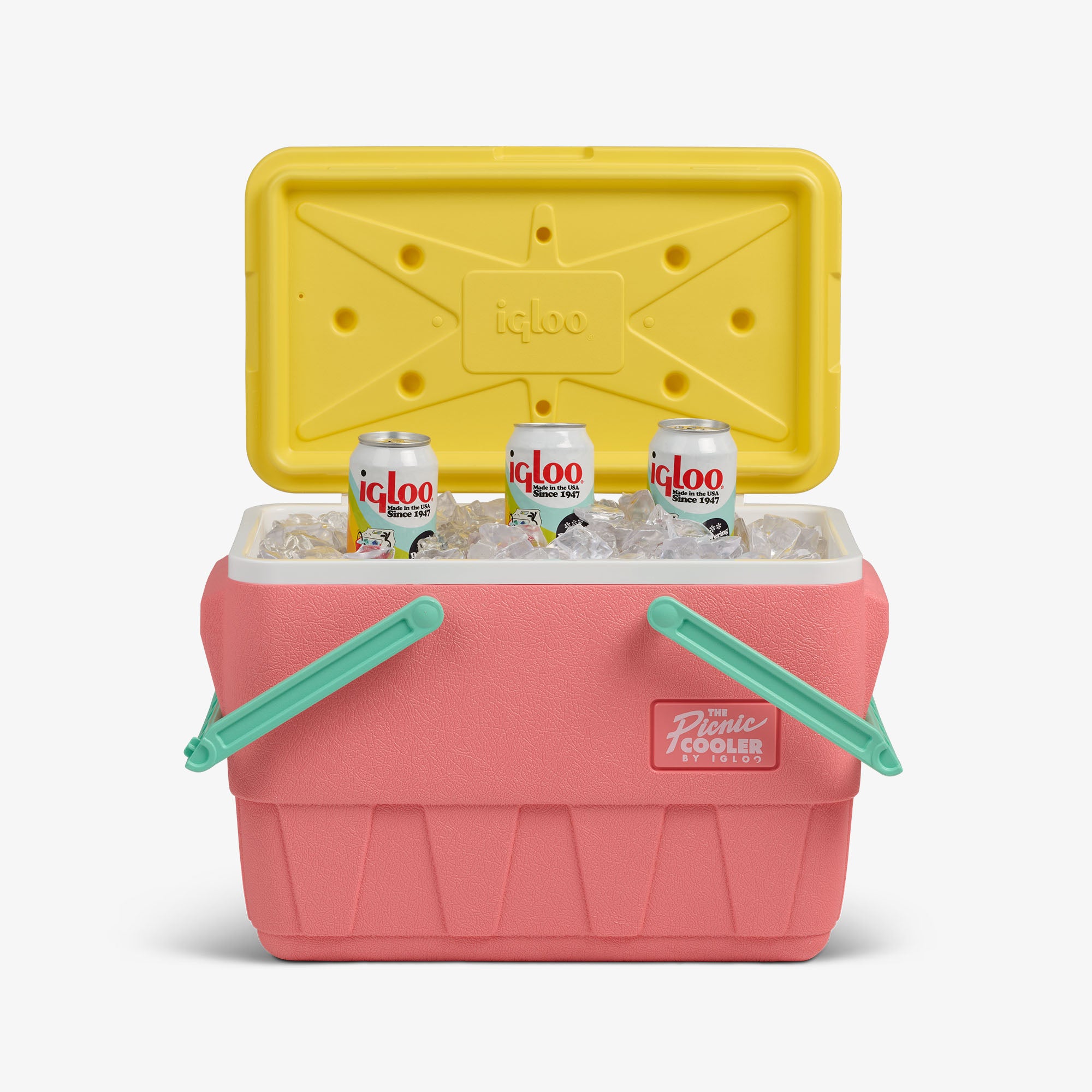 Retro Picnic Basket 25 Qt Cooler、mySite、noshort