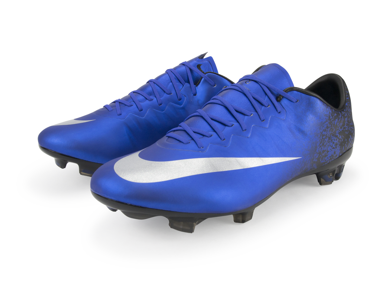 Nike Men's Mercurial Vapor X CR7 FG Deep Royal Blue/Metallic Silver、mySite、noshort