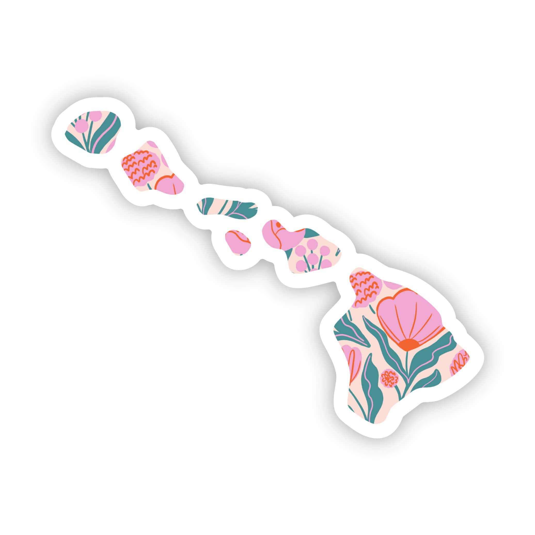  Hawaii Sticker - Elegant Floral、mySite、ghnorth
