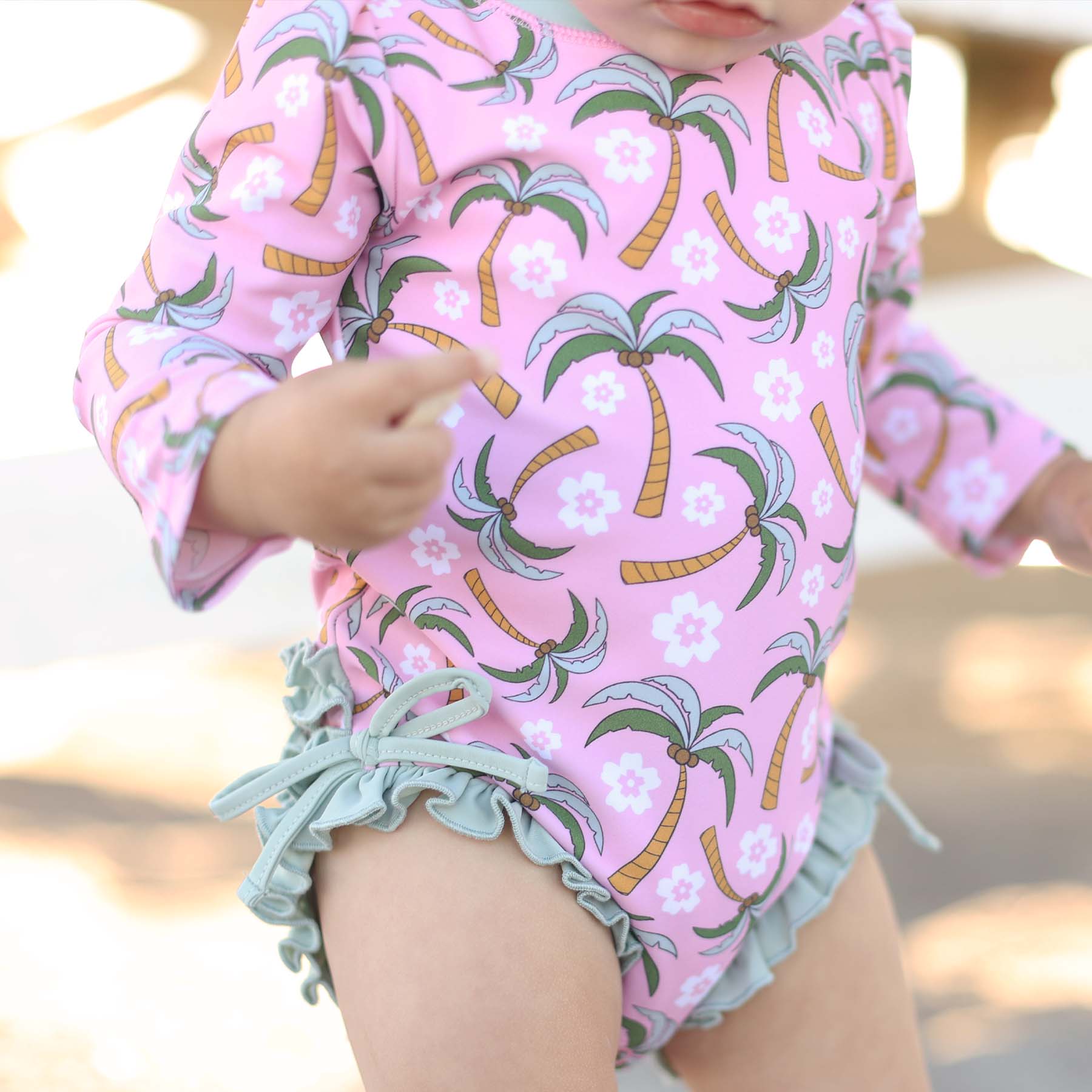  Long Sleeve Rash Guard With Ruffle Bottom | All Prints、mySite、layawaytickets