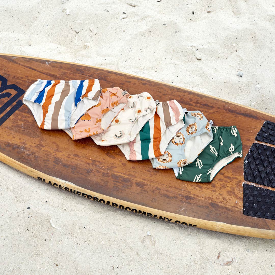  Lassig Swim Diaper - Pink/Nature - Waves、mySite、merchandisen