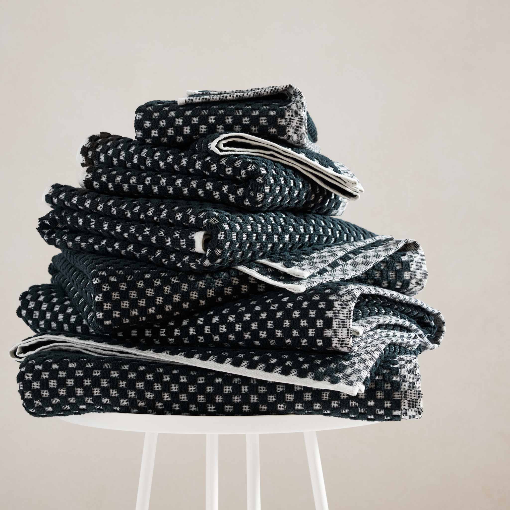  Checkered Jacquard Bath Towels、mySite、sugarbowlscore