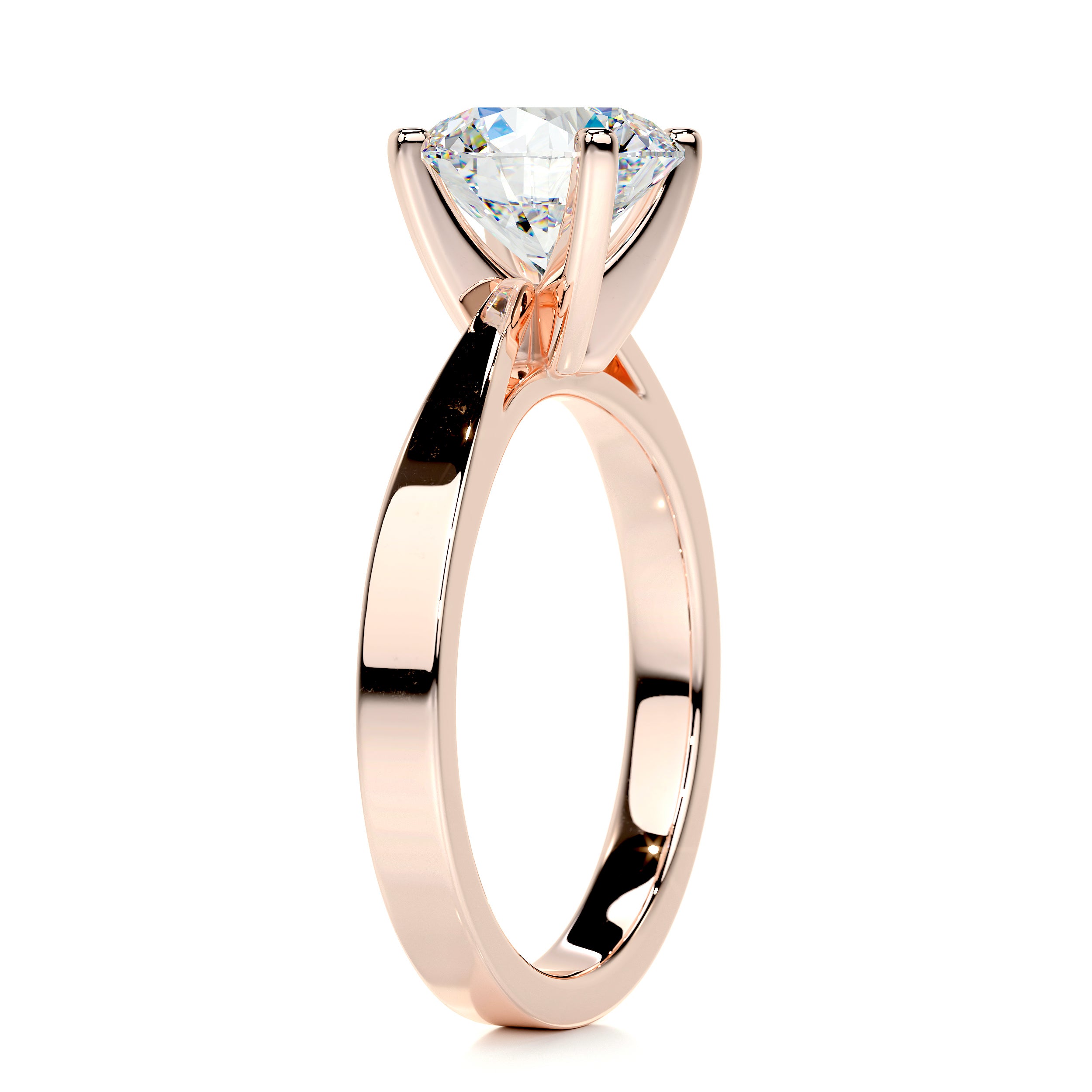 Diana Moissanite Ring -14K Rose Gold、mySite、hinf8tx79