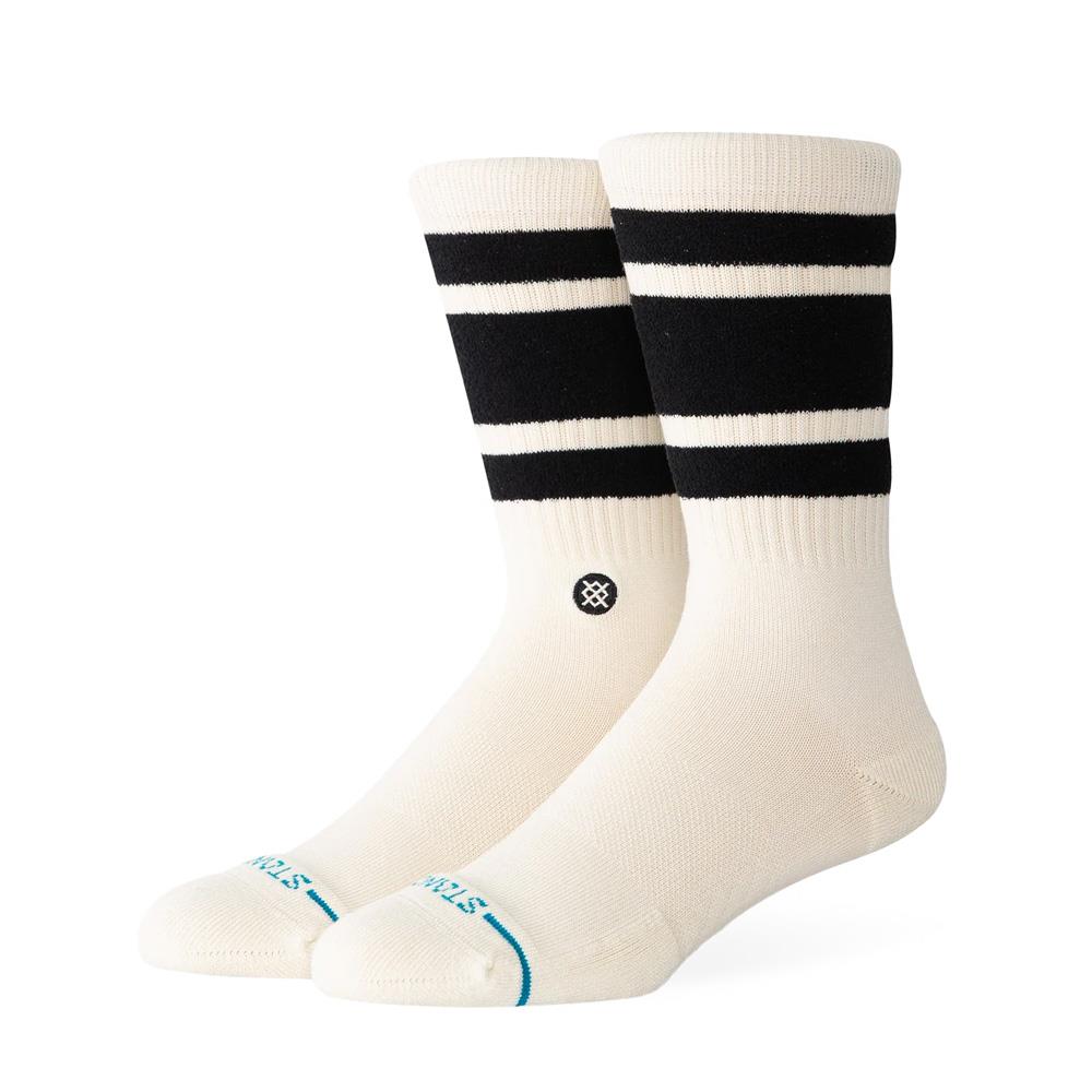  Stance Boyd Cozy Crew Socks - Black White - Large、mySite、merchandisen