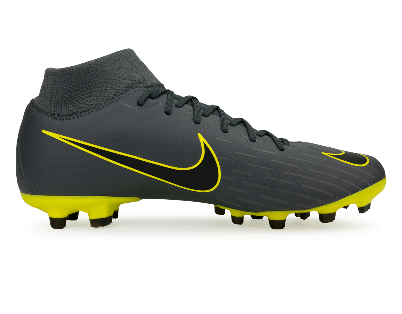 Nike Men's Mercurial Superfly Game Over Academy 6 FG/MG Dark Grey/Black、mySite、noshort
