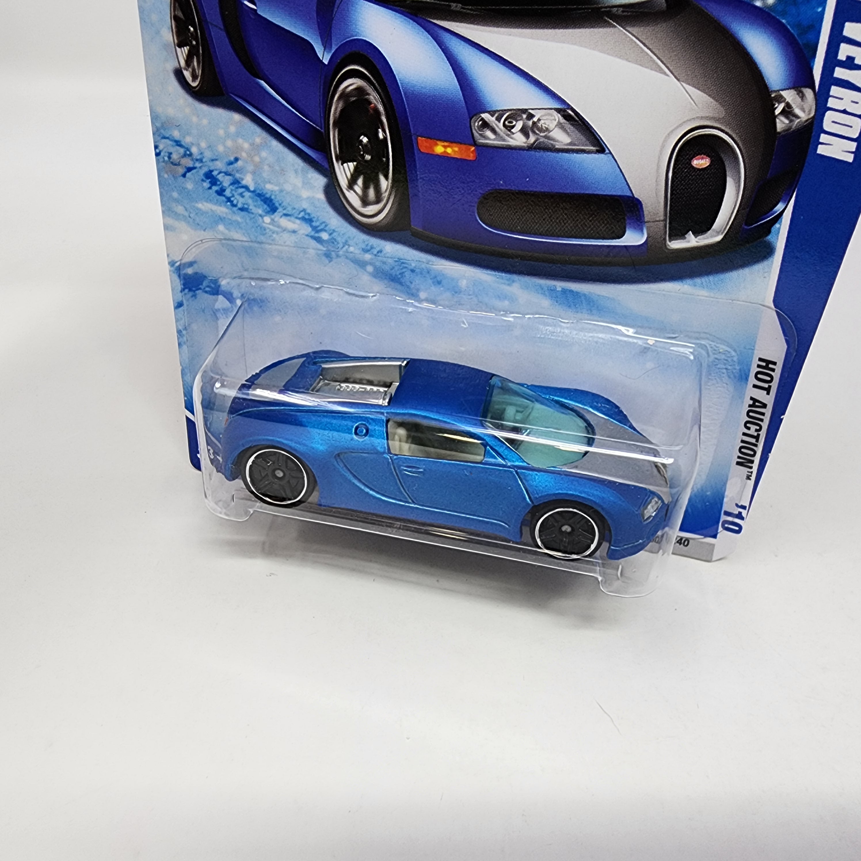 Bugatti Veyron #160 * BLUE * Hot Wheels 2010 Snow Card Target Only!、mySite、hgirdovlk