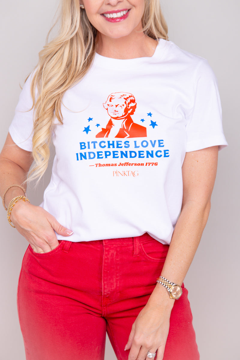 Thomas Jefferson Independence Graphic Tee、mySite、hinf8tx79