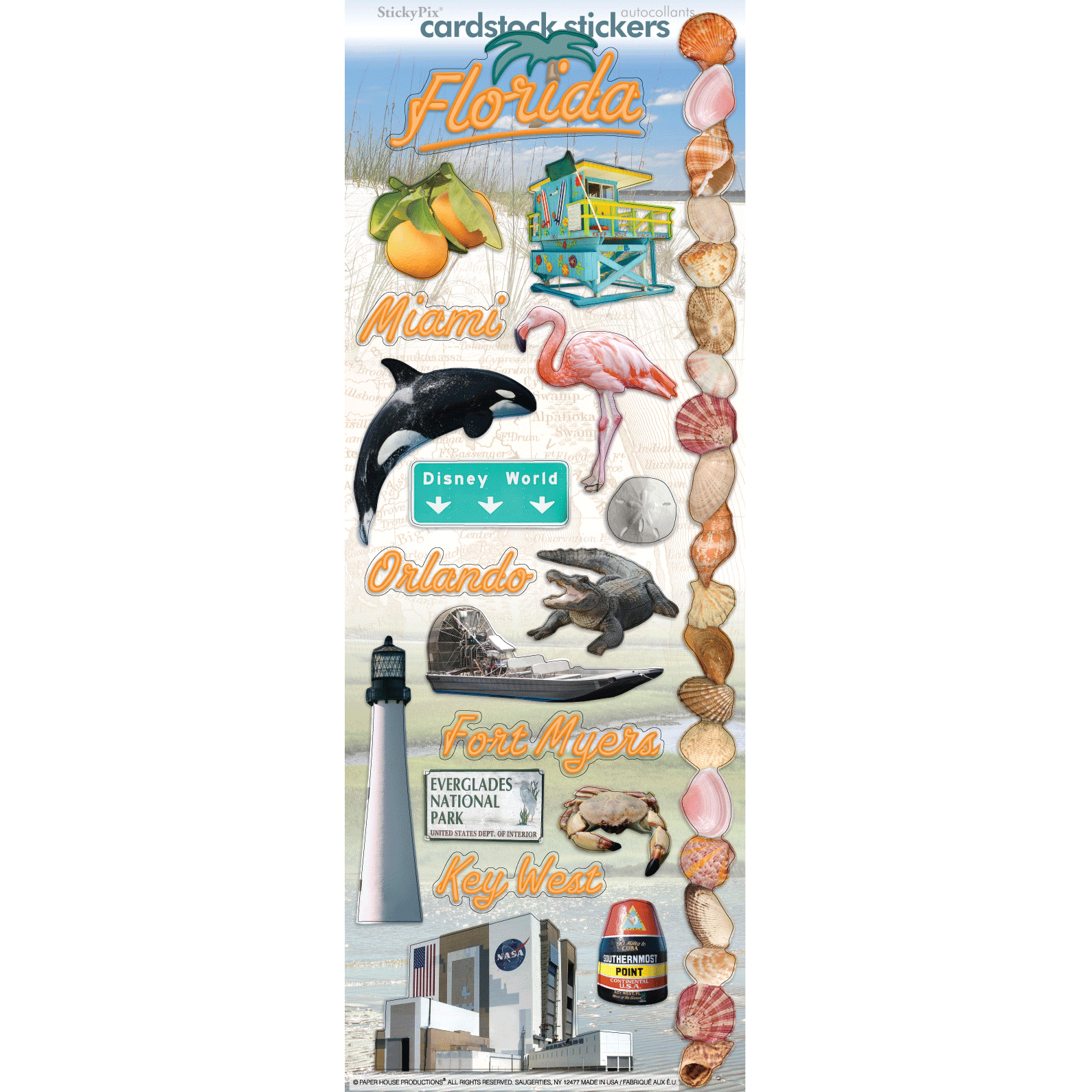  Florida Cardstock Stickers、mySite、ghnorth